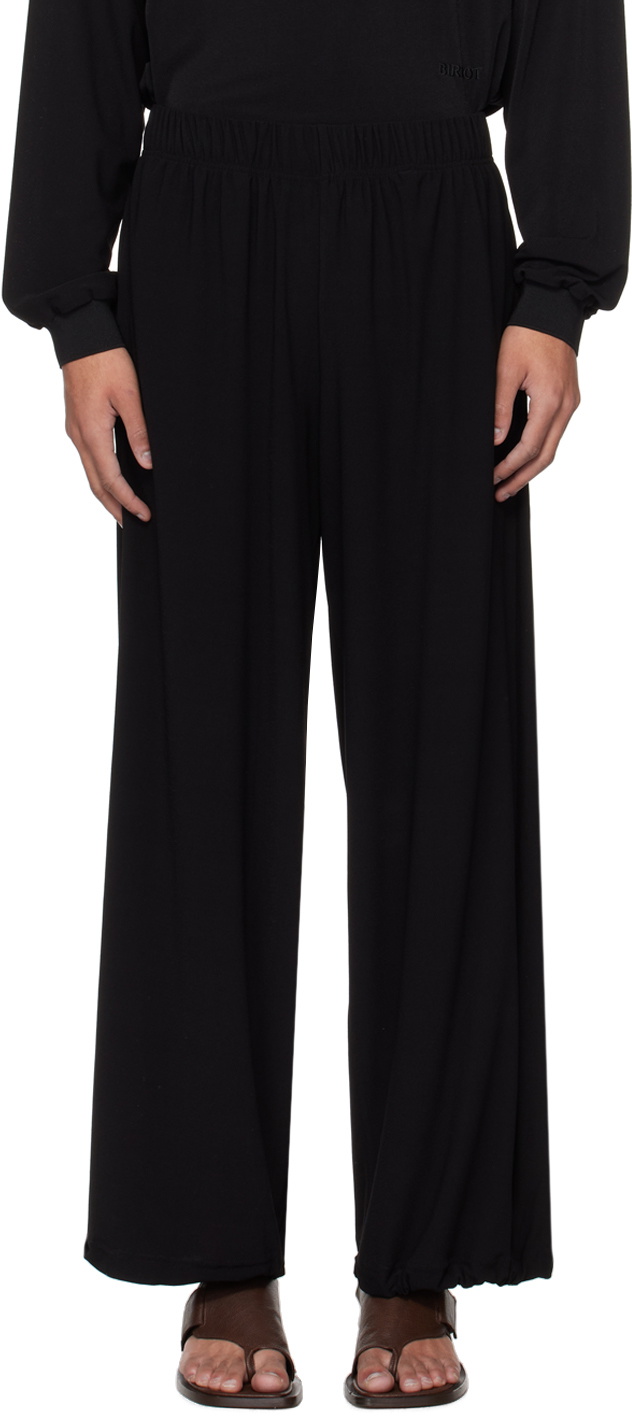 Birrot Black Lay1 Boxy Trousers