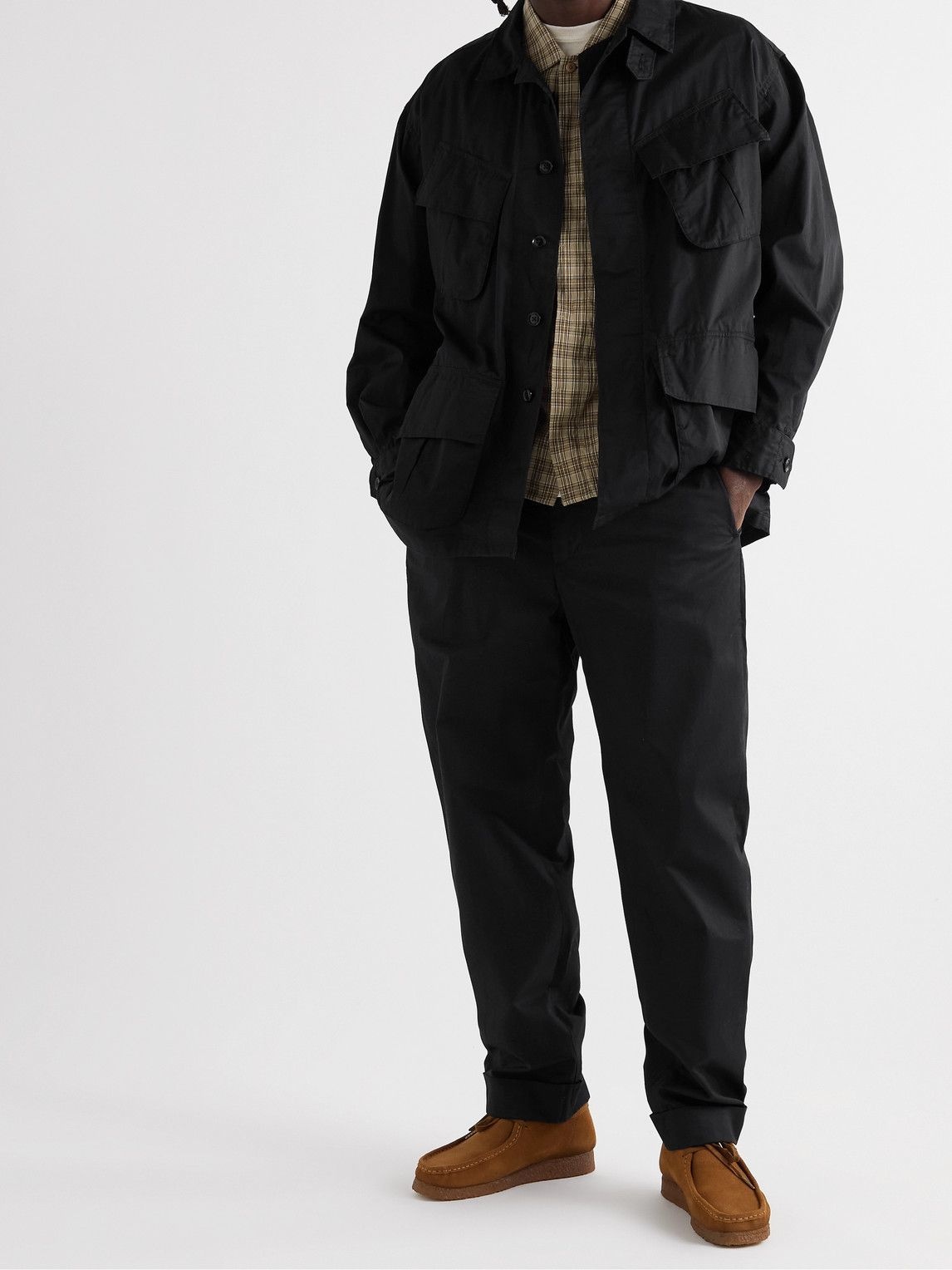 Engineered Garments - Andover Straight-Leg Cotton-Twill Trousers