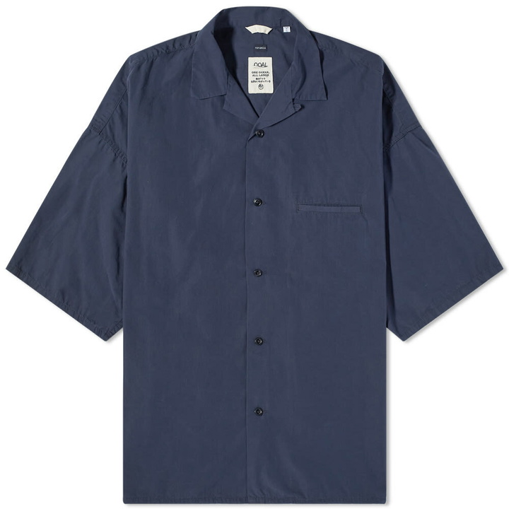 Photo: Nanamica Men's Open Collar Wind Shirt in Dark Navy