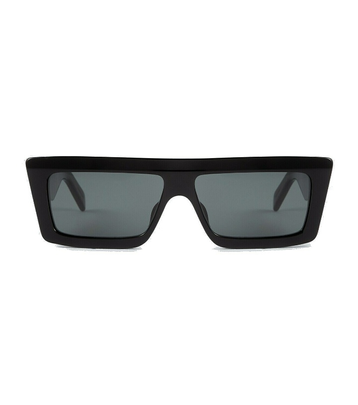 Photo: Celine Eyewear Flat-brow acetate sunglasses
