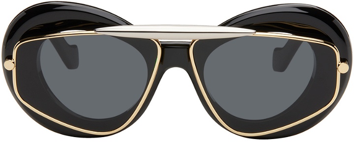 Photo: LOEWE Black Wing Double Frame Sunglasses