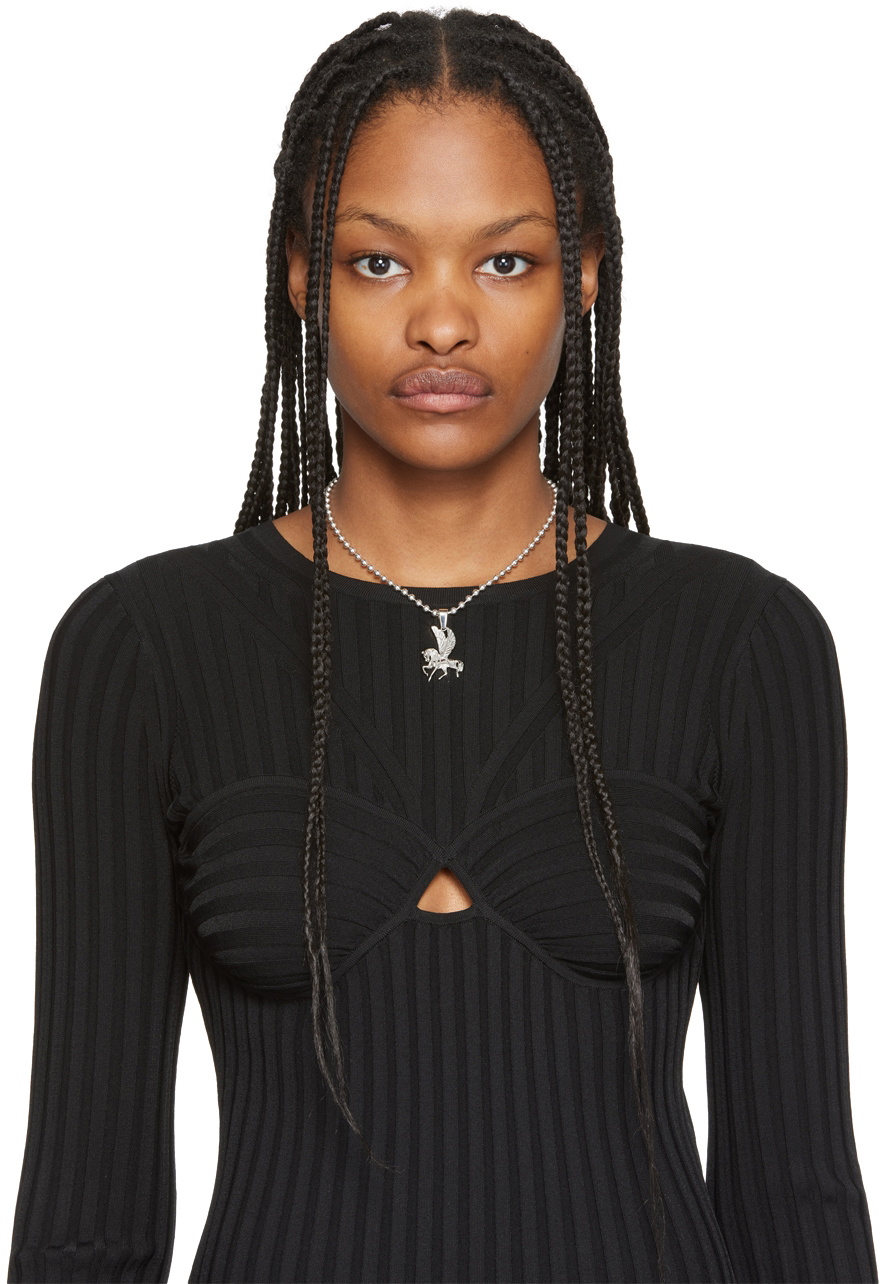Martine Ali Silver Pegasus Necklace