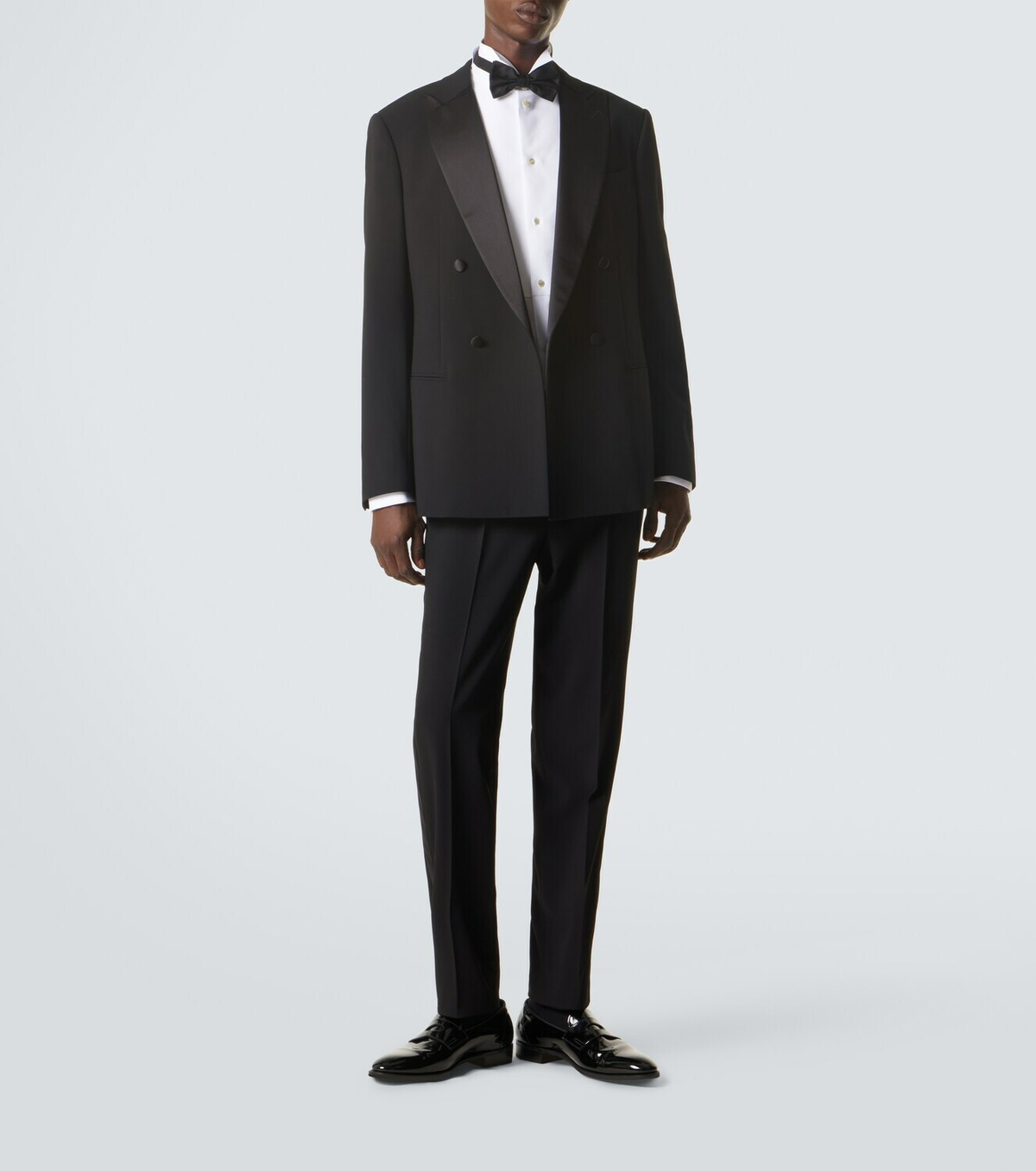 Giorgio Armani Virgin wool tuxedo blazer