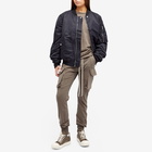 Rick Owens DRKSHDW Women's Mastodon Cut Combat Sweat Pants in Dust