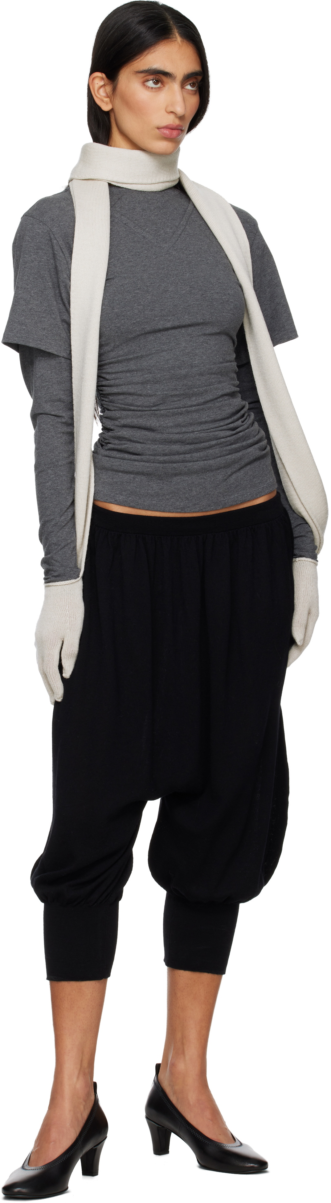 Paloma Wool Off-White Flauta Scarf