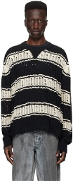 EYTYS Black & Off-White Jaxon Sweater