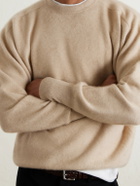 Kaptain Sunshine - Brushed-Cashmere Sweater - Neutrals