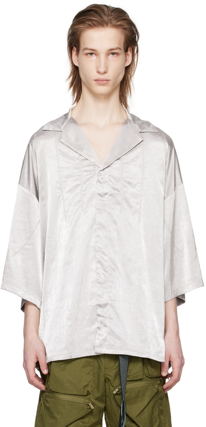 A. A. Spectrum Gray Hyperpalm Shirt