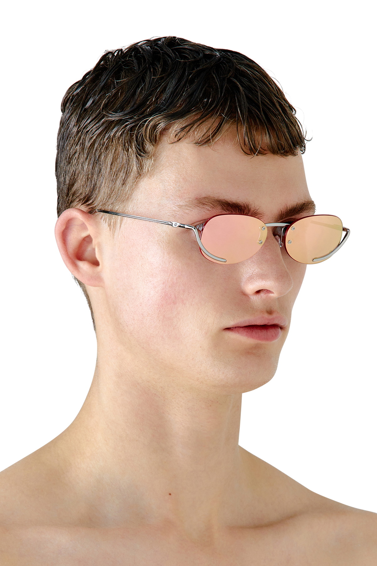 Diesel Oval sunglasses - Sunglasses - Unisex - Pink