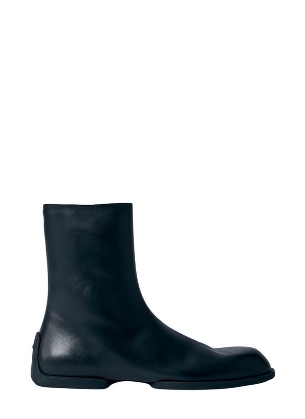 Photo: Jil Sander Leather Zip-Up Ankle Boot