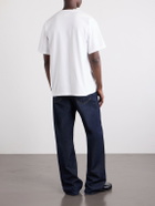 WTAPS - Logo-Appliquéd Printed Cotton-Jersey T-Shirt - White