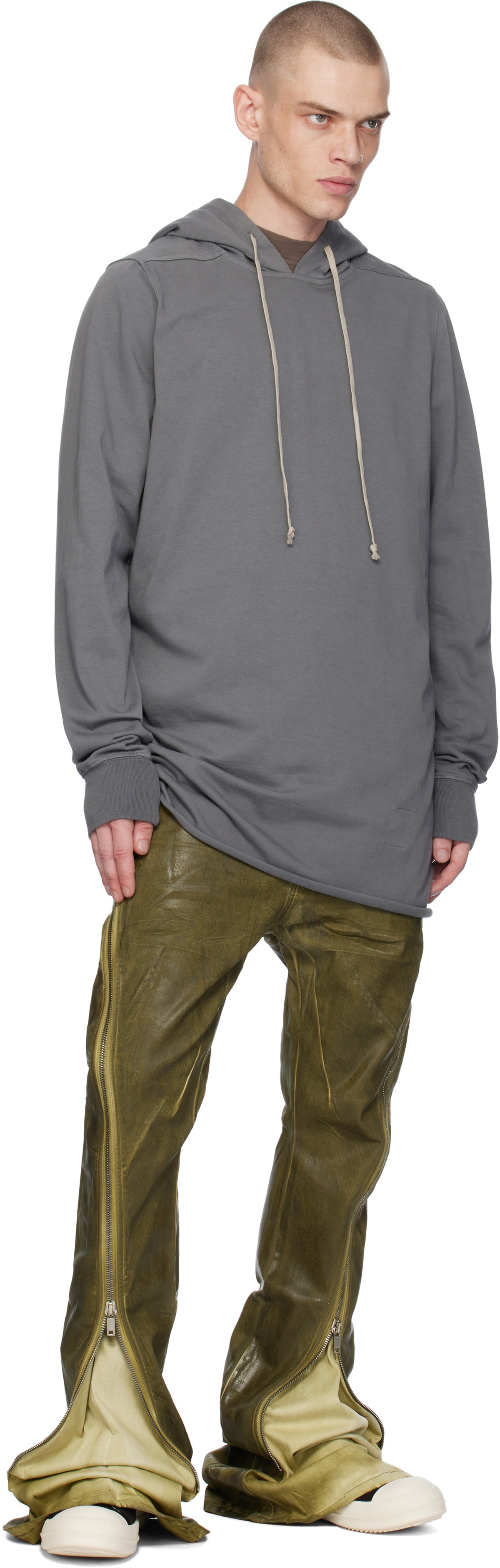 Green Porterville Bolan Banana Jeans by Rick Owens DRKSHDW