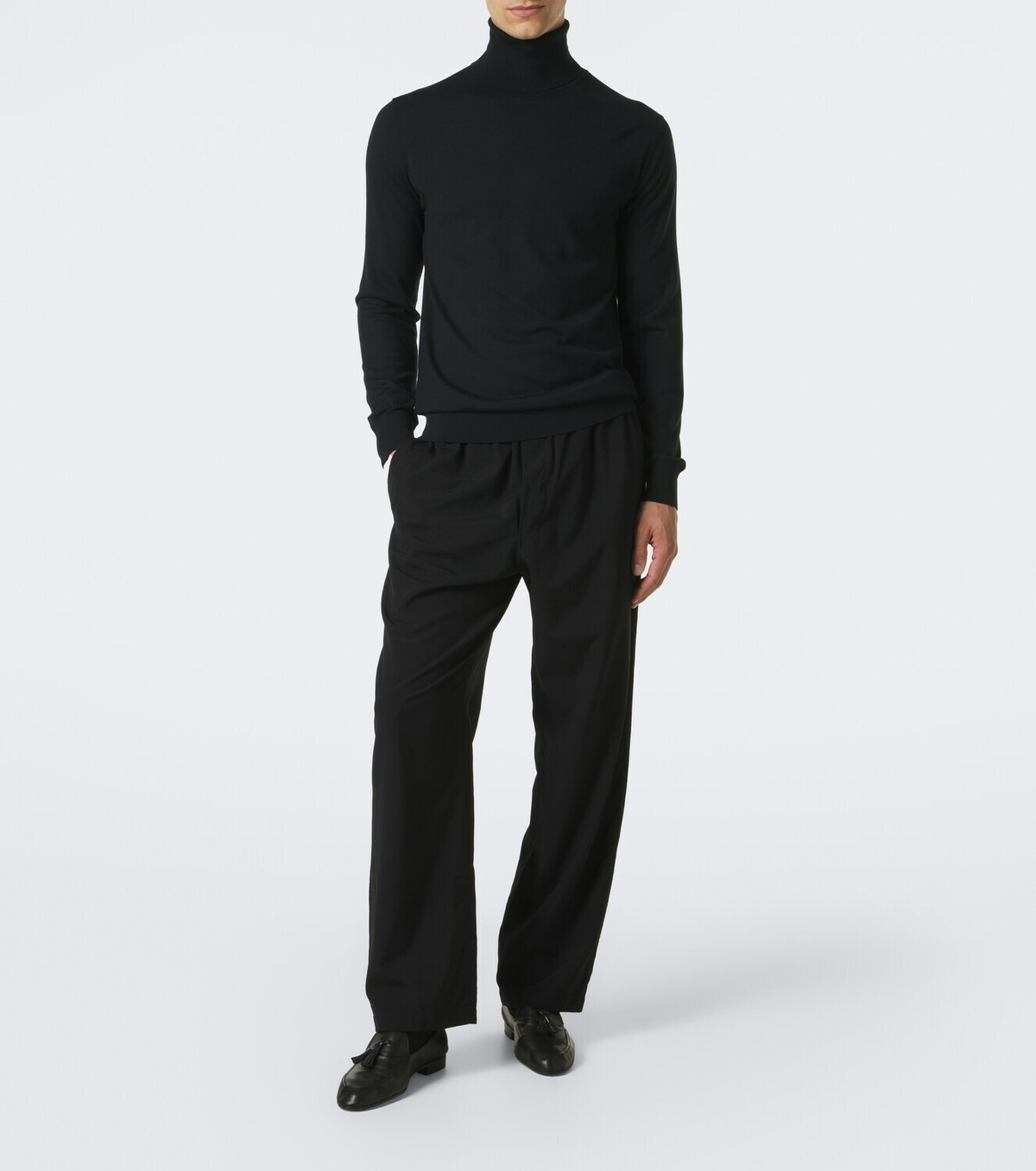 The Row Adlan wool turtleneck sweater