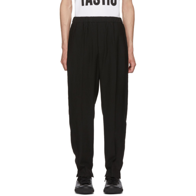 Photo: Neil Barrett Black Split Cuff Trousers