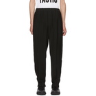 Neil Barrett Black Split Cuff Trousers