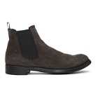 Officine Creative Grey Hive 007 Chelsea Boots