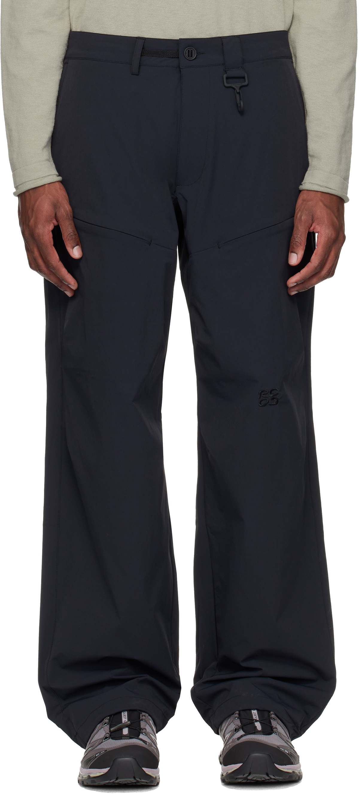 RCOS Black SS.WR Reyes Cargo Pants