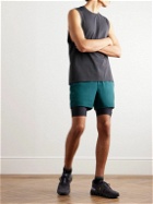 Lululemon - Pace Breaker Straight-Leg Mesh-Trimmed Stretch Recycled-Shell Shorts - Green