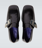 Burberry Shield EKD leather loafers