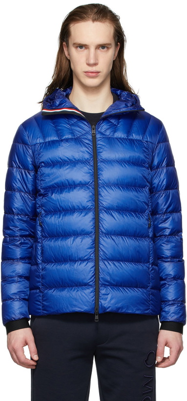 Photo: Moncler Blue Down Chiro Jacket