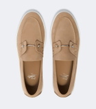 Christian Louboutin Chambeliboat leather slip-on shoes