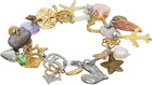 Marland Backus Silver & Gold Castaway Charm Bracelet