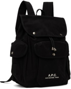 A.P.C. Black Récupération 2.0 Backpack