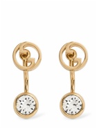 GUCCI Gucci Blondie Embellished Brass Earrings