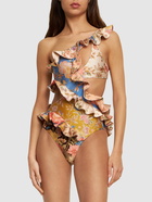 ZIMMERMANN August Asymmetric One Piece Swimsuit