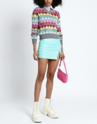 Marco Rambaldi Womens Mini skirt Turquoise