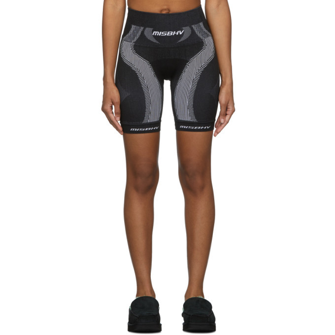 MISBHV Black and White Active Future Shorts MISBHV