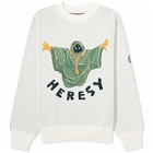Heresy Men's Wizard Crew Knitted Jumper in Off White