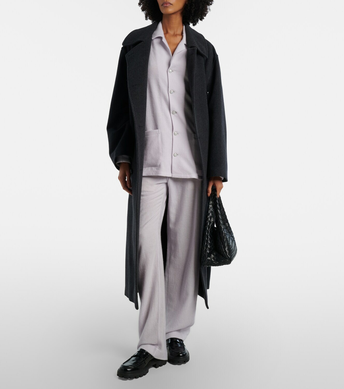 God's True Cashmere Affirmations cashmere pajama pants with moonstone