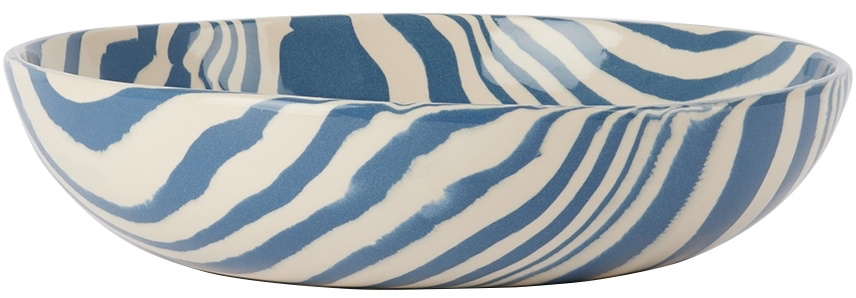 Henry Holland Studio Blue & White Pasta Bowl