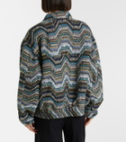 Missoni Zigzag oversized jacquard wool-blend jacket