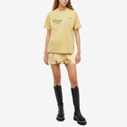 Kwaidan Editions Women's Kwaidan T-Shirt With Velvet Print in Vanilla Velvet Print