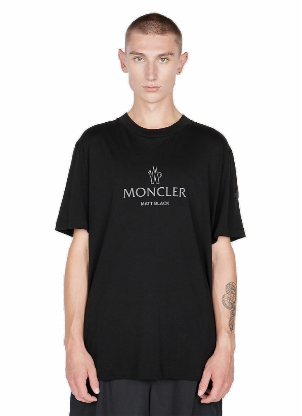 Photo: Moncler - Logo Print T-Shirt in Black
