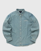 Thisisneverthat Washed Denim Shirt Blue - Mens - Longsleeves