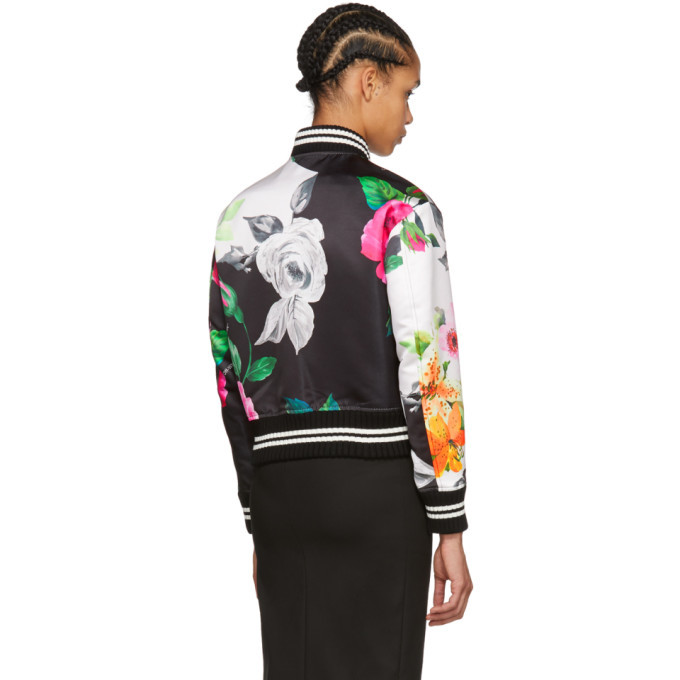 Off-White Multicolor Duchesse Varsity Jacket