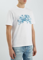 Amiri Garden Printed Cotton T-shirt White