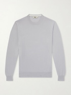 Altea - Cotton and Cashmere-Blend Sweater - Gray