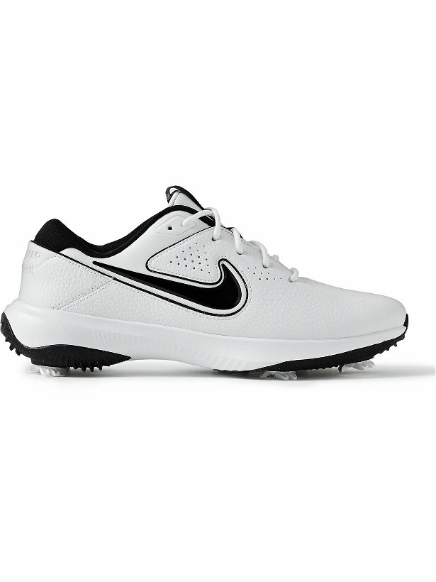 Photo: Nike Golf - Victory Pro 3 Textured-Leather Golf Shoes - White