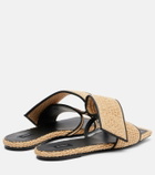 Givenchy Twisted Ribbon leather-trimmed sandals