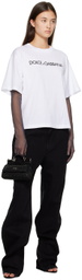Dolce & Gabbana White Crewneck T-Shirt