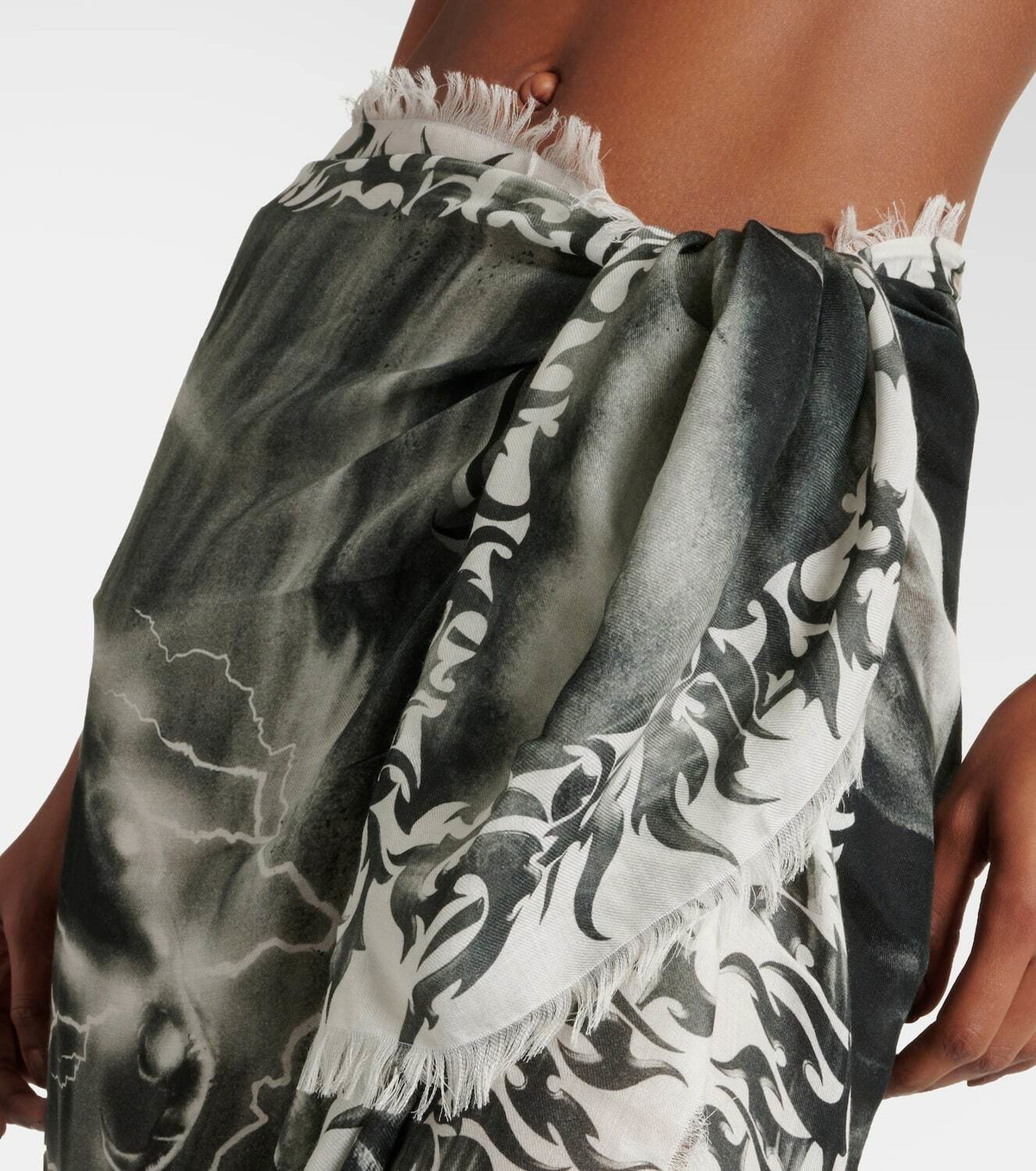Jean Paul Gaultier Printed beach cover-up Jean Paul Gaultier