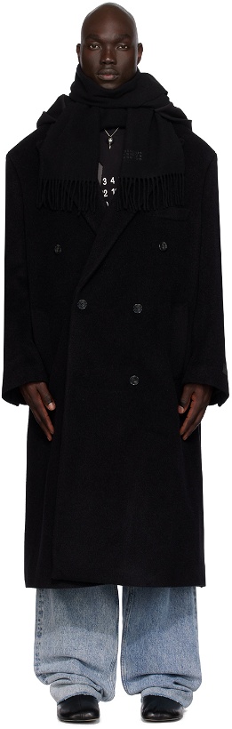 Photo: MM6 Maison Margiela Black Tailored Coat