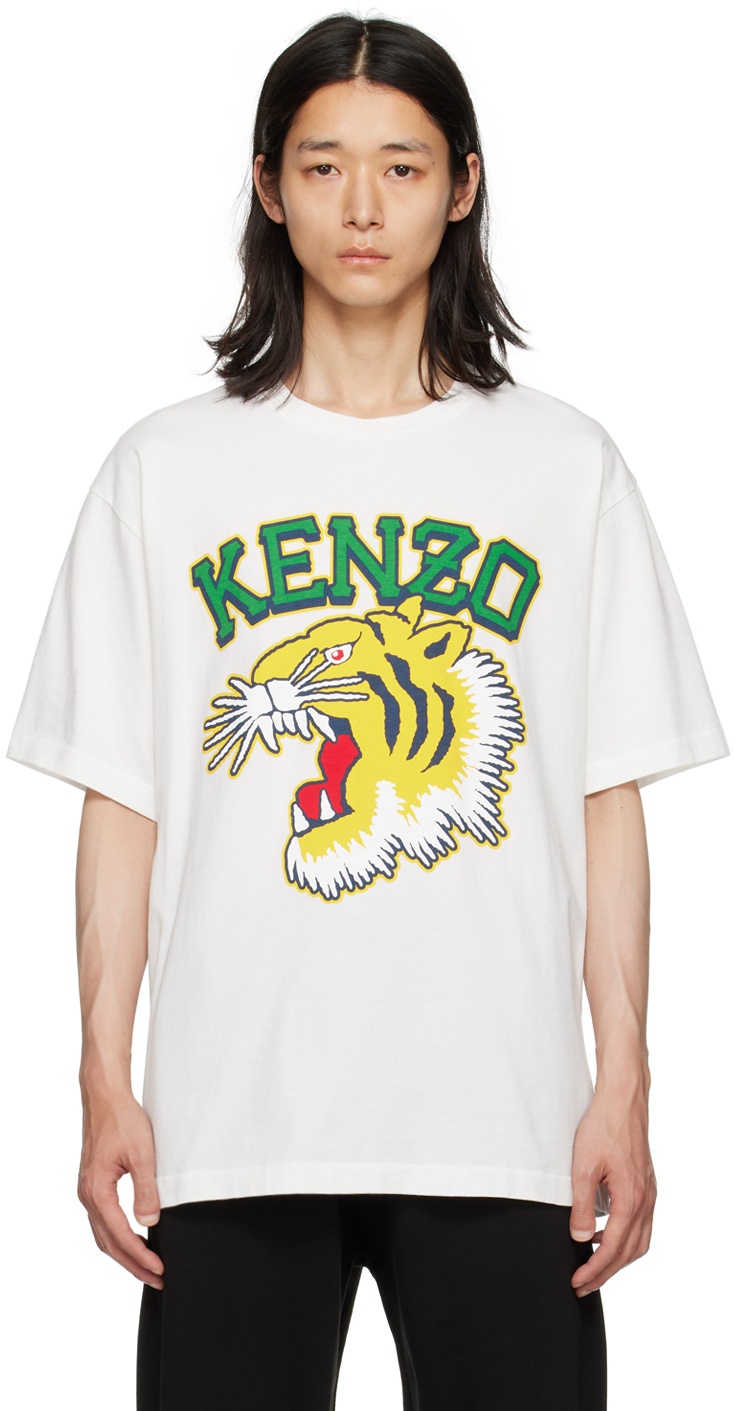 Kenzo Off-White Kenzo Paris Varsity Jungle Tiger T-Shirt Kenzo