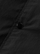 Nike - Logo-Embroidered Shell Coach Jacket - Black