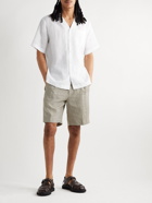 Frescobol Carioca - Angelo Camp-Collar Linen Shirt - White