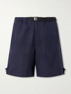 Kardo - Kami Wide-Leg Belted Cotton Shorts - Black
